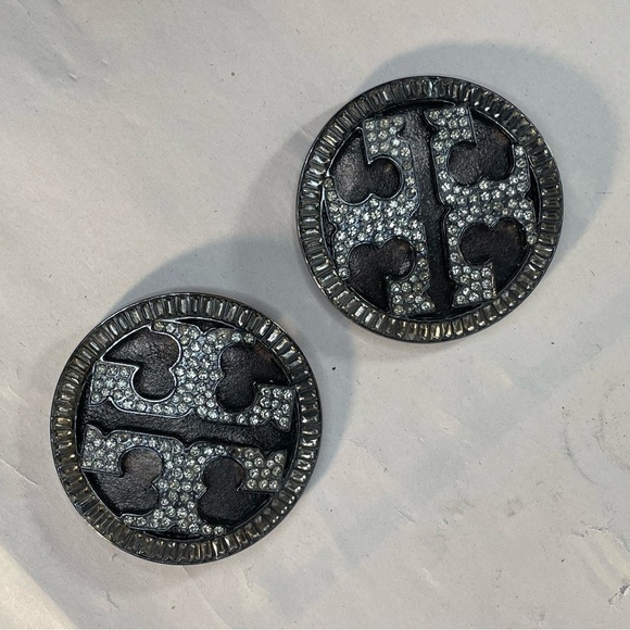 Tory Burch Accessories - Tory Burch Replacement logo Rhinestone Medallions from Ballet Flats Curved ~ 2"